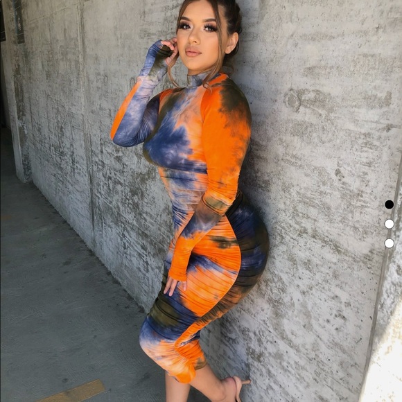 Brand new gorgeous tie dye maxi dress - Picture 3 of 3